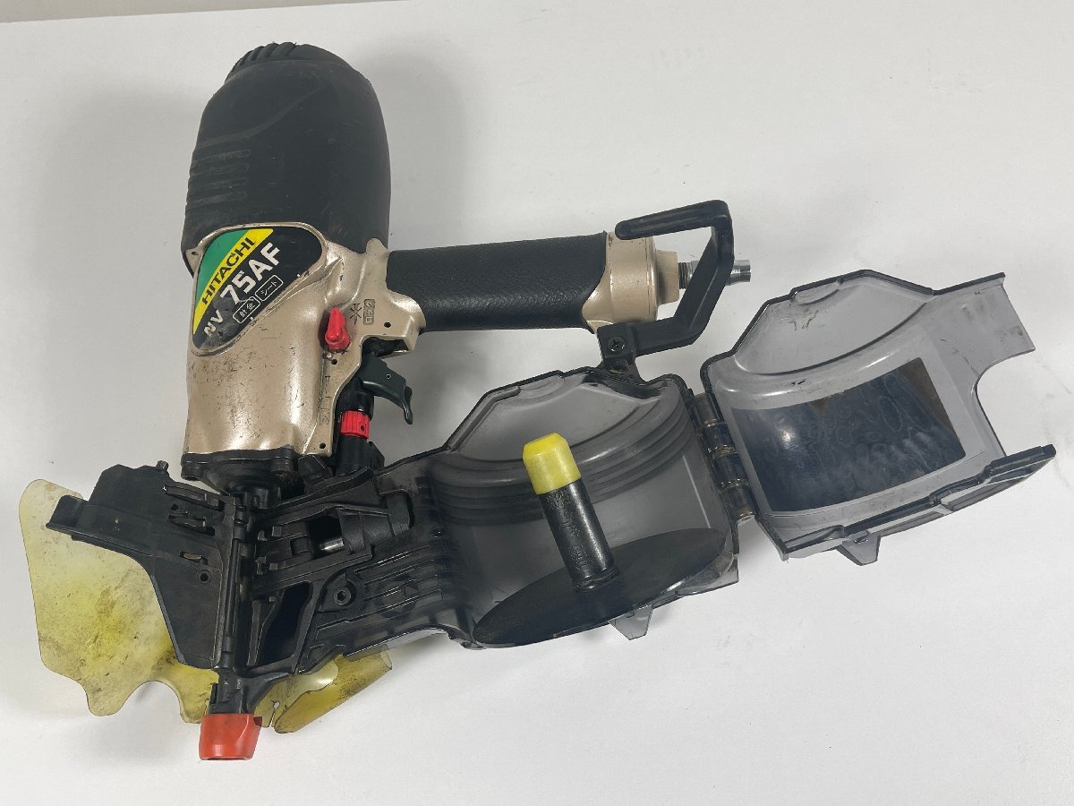 空打ち確認済み実使用未確認HITACHI NV75AF ロール釘打機75mm 常圧日立