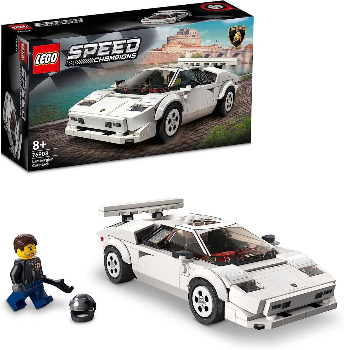 【送料無料】【匿名配送】【新品】レゴ(LEGO) スピードチャンピオン ランボルギーニ・カウンタック 76908_画像1