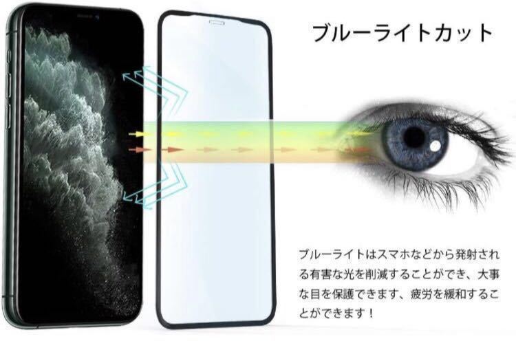 【新品・未開封】 SXTJ iPhone 12mini ガラスフィルム ブルーライトカット 強化ガラス 3D全面保護液晶保護フィルム 5.4インチ_画像1