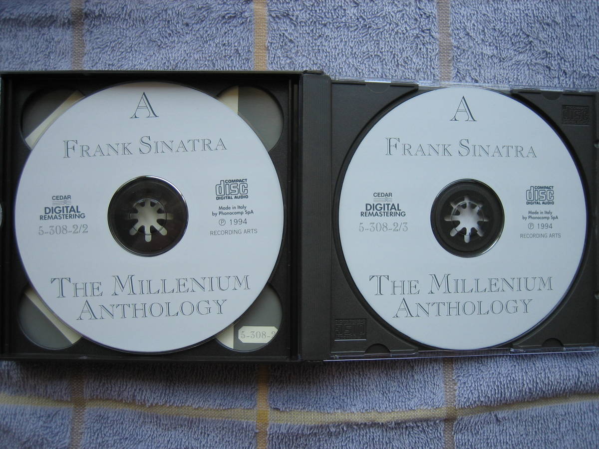 CD3枚組　フランクシナトラ　THE MILLENIUM ANTHOLOGY　輸入盤・中古品　FRANK SINATRA_画像4