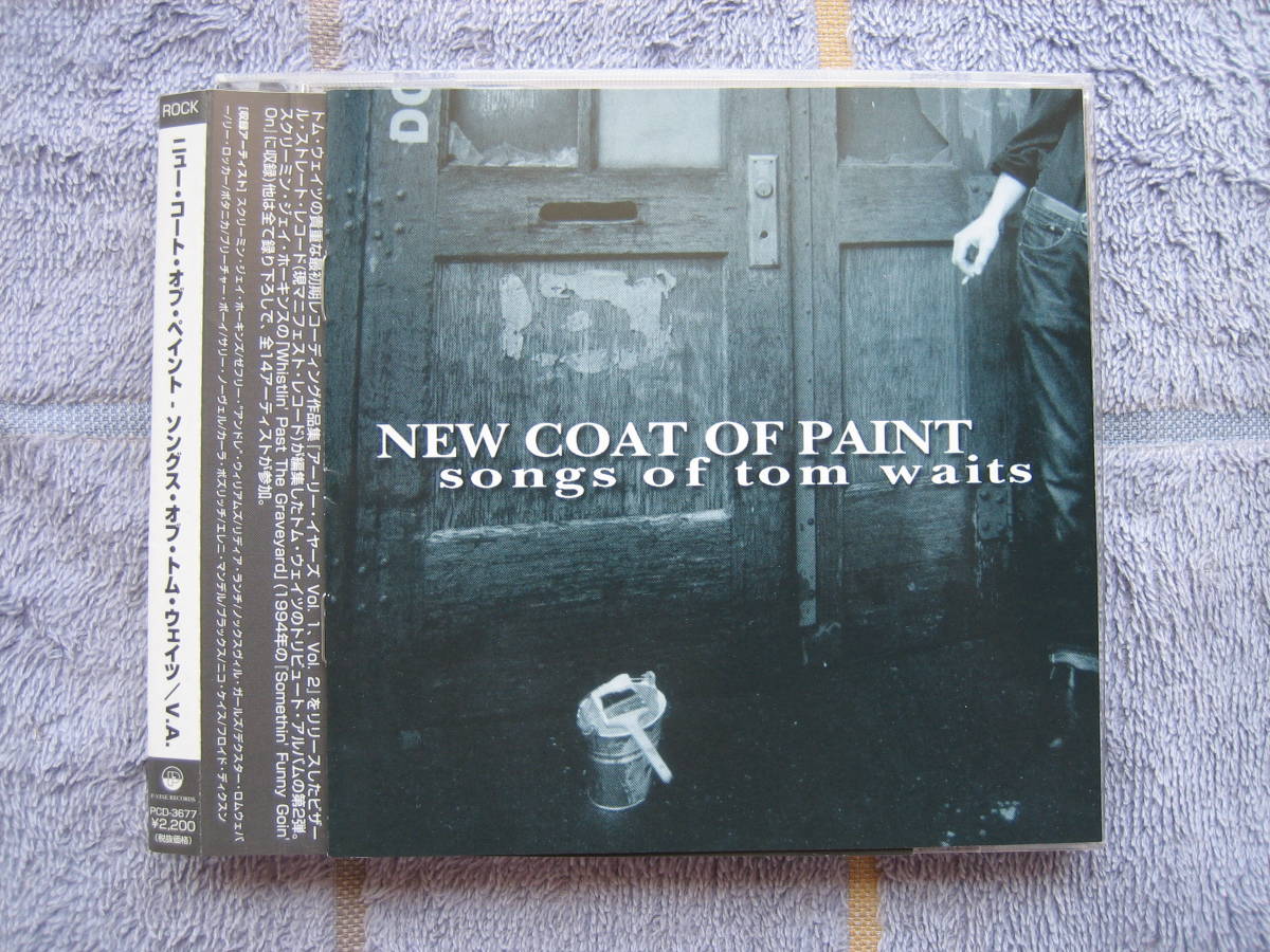 CD Tom way tsu Tribute запись NEW COAT OF PAINT записано в Японии * б/у товар TOM WAITS