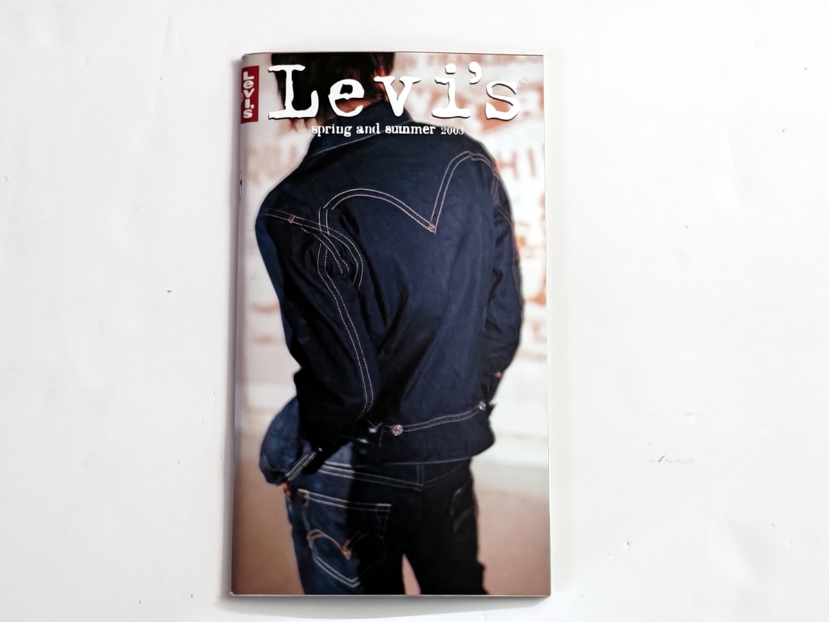 非売品♪新品♪【Levi's】リーバイス 春夏カタログ 2003年版「spring and summer」 /レッドループ/501_画像1