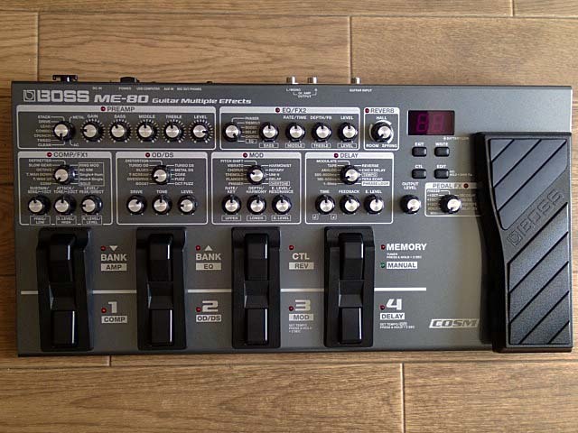 箱入美品】 Roland エレキギター用 マルチエフェクター BOSS ME-80