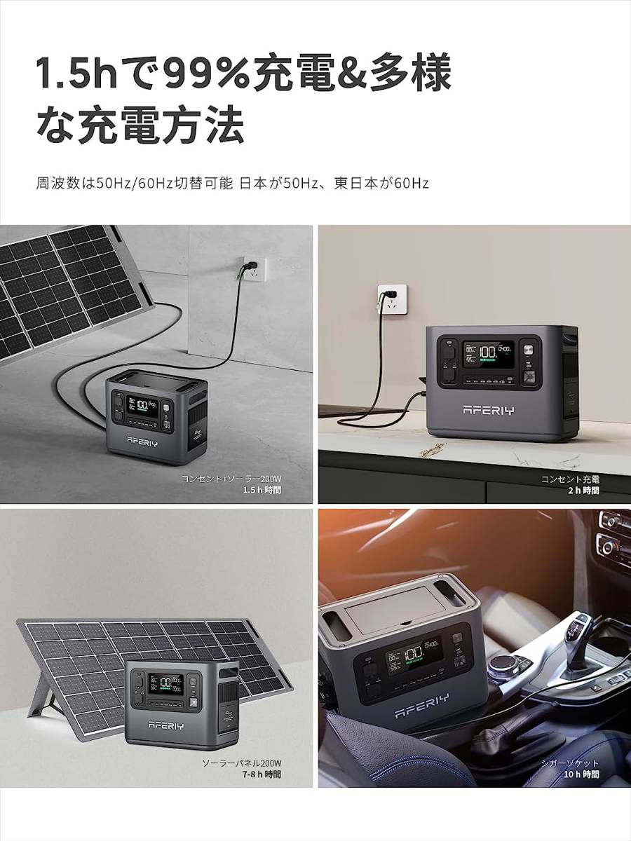 注目の福袋をピックアップ! 新品 AFERIY リン酸鉄ポータブル電源