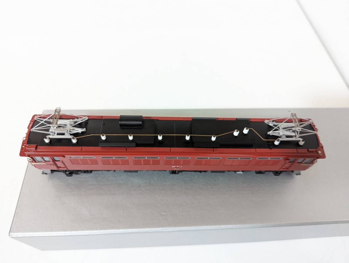  beautiful goods operation verification ending box attaching rare Tenshodo 0713 EF71 the first period shape 1 serial number 12013 HO gauge railroad model Tenshodo National Railways 