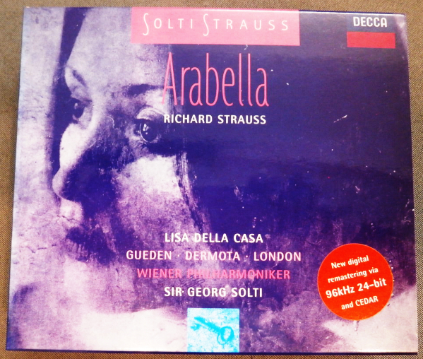 CD2枚組/ クラシック/ R.シュトラウス「アラベラ」/ オペラ / ゲオルグ・ショルティ/ ウィーン・フィル/ リーサ・デラ・カーサ他/ 独盤 2Tの画像1
