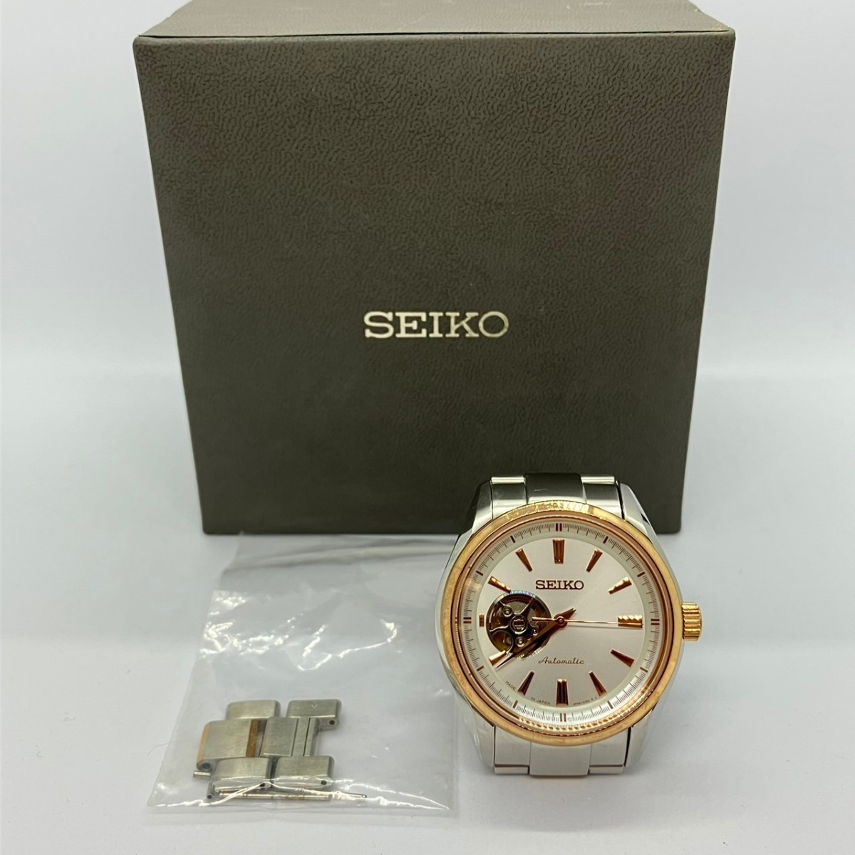 箱付き美品】 SEIKO セイコー プレサージュ メカニカル SARY052 4R38