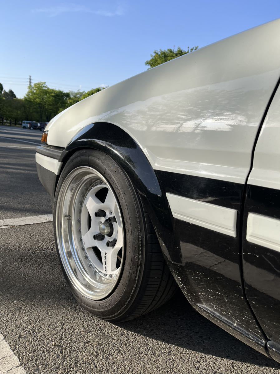 work cr01 ae86 ツライチサイズ 土屋圭市 タイヤ、ホイール work cr01 ae86 ツライチサイズ 土屋圭市 タイヤ、ホイール
