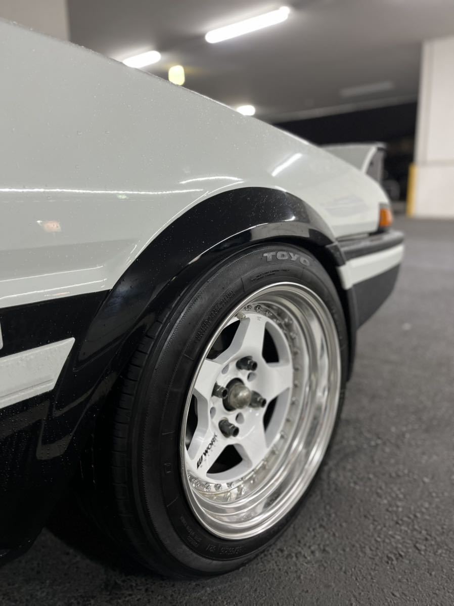 work cr01 ae86 ツライチサイズ 土屋圭市 タイヤ、ホイール work cr01 ae86 ツライチサイズ 土屋圭市 タイヤ、ホイール
