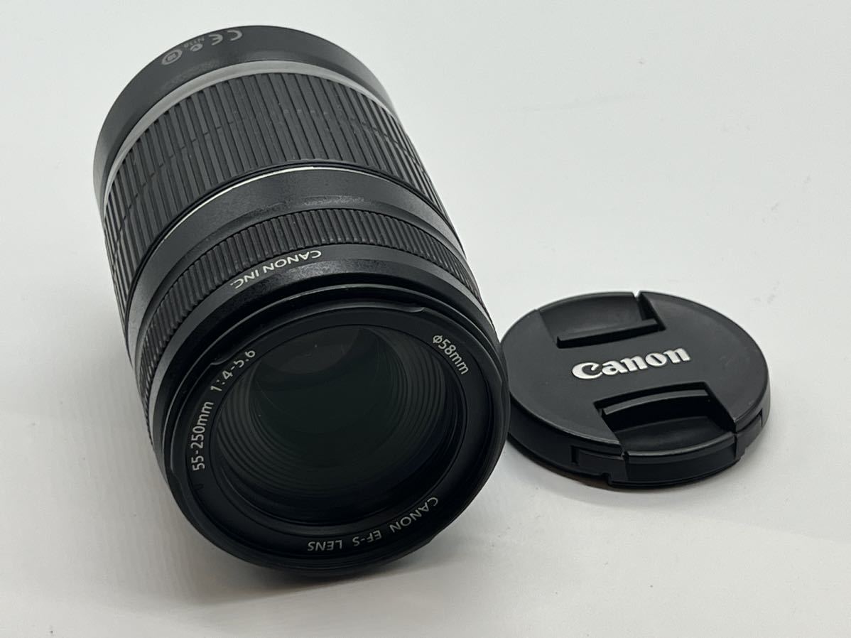 全ての F4-5.6 55-250mm EF-S Canon キャノン ☆極上品☆ IS #000880