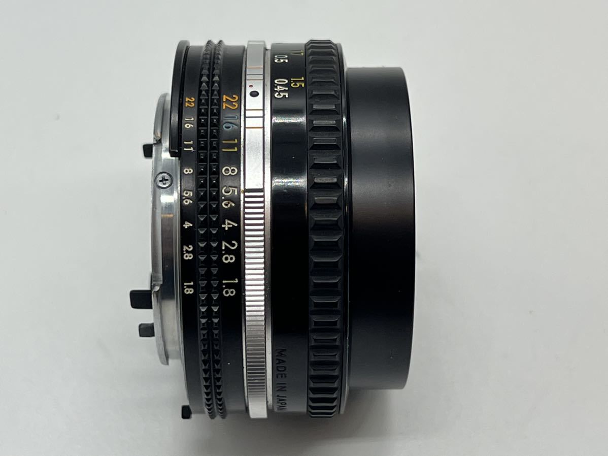 ★美品★ ニコン Nikon 50mm F1.8 Ai-s パンケーキレンズ #0437 #082070 #068090の画像7