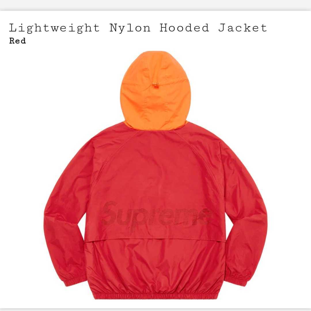 small Supreme 2023SS lightweight nylon hooded jacket red Sサイズ ナイロン ジャケット シュプリーム アウター パーカー フーディ_画像2