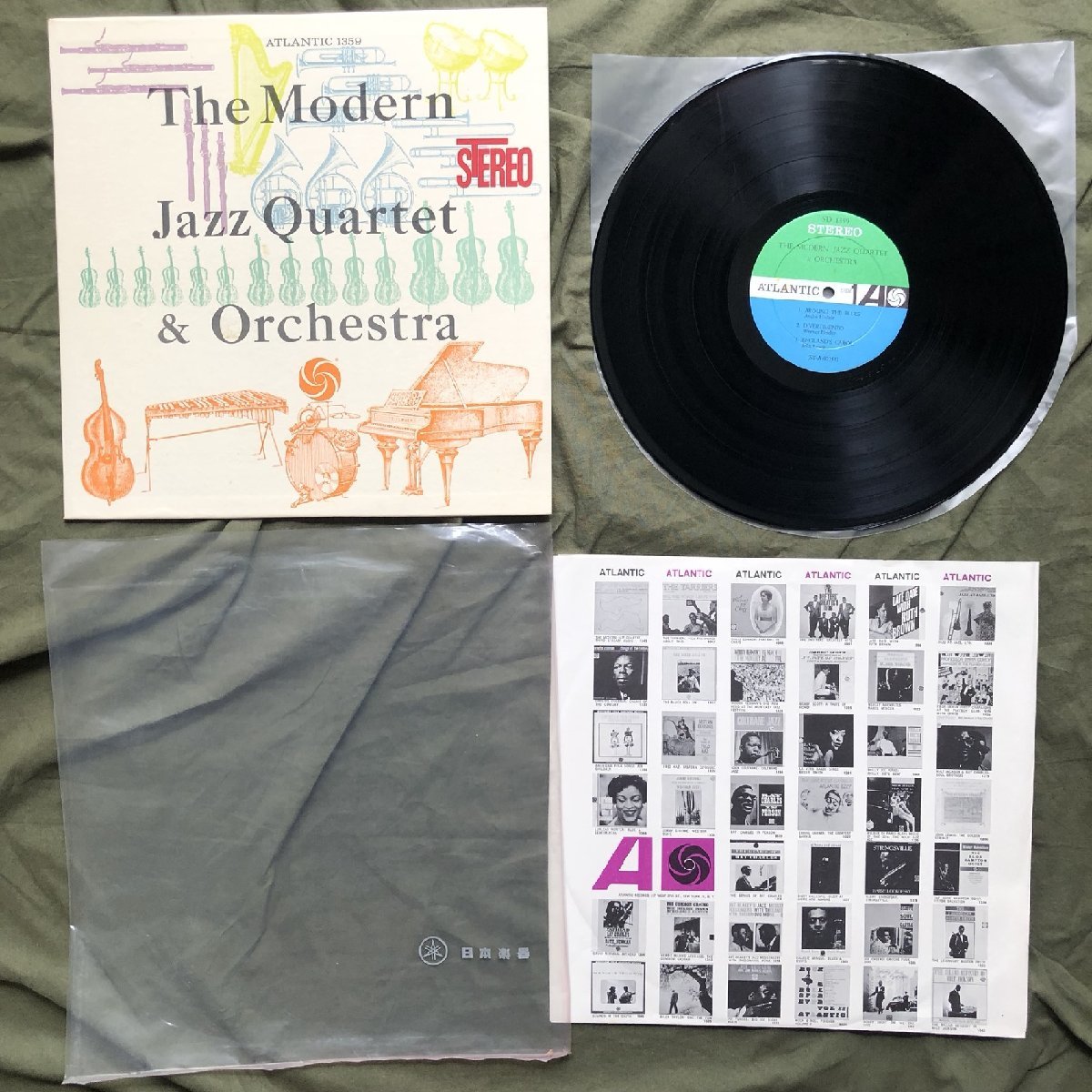 原信夫Collection 美盤 1961年 米国オリジナルリリース盤 Modern Jazz Quartet LPレコード The Modern Jazz Quartet & Orchestra_画像5