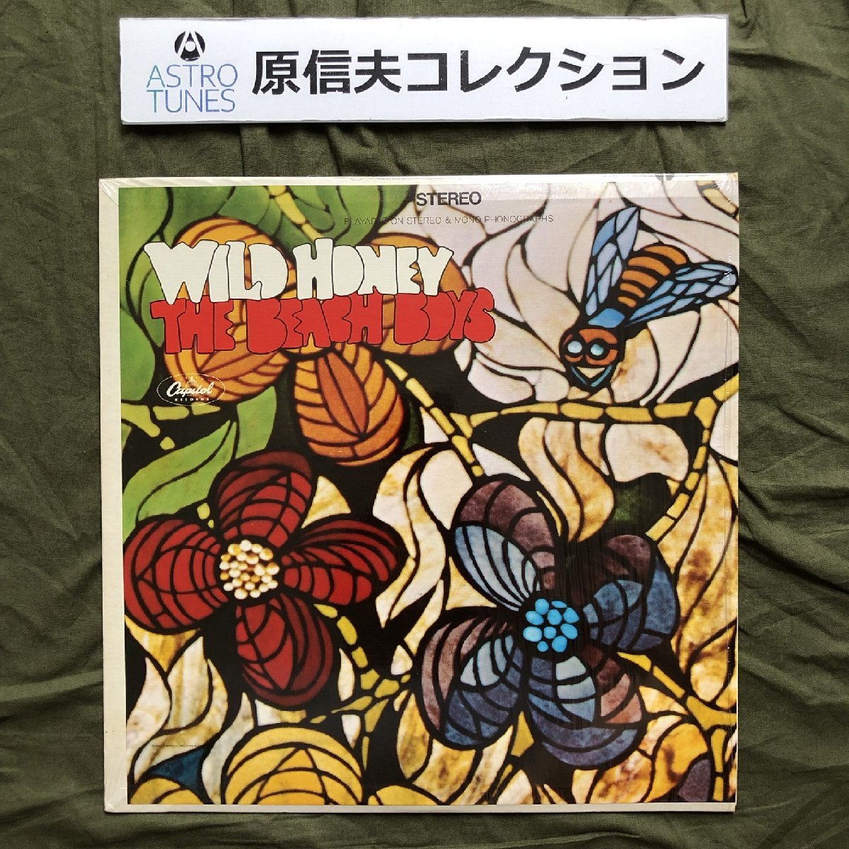 Коллекция Nobuo Hara Rare Rare Rare Rare Rare 1967 Original La Press Beach Boys Boys Lp Record Wild Honey Wild Honey