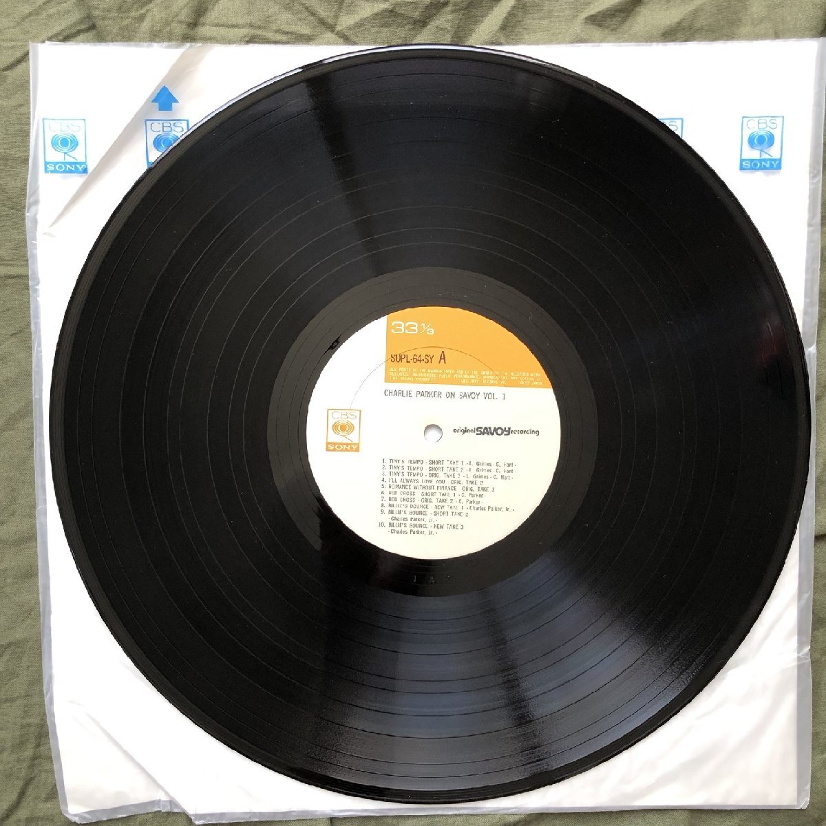 原信夫Collection 傷なし美盤 1972年 日本オリジナル企画盤 Charlie Parker LPレコード Charlie Parker On Savoy Vol. 1: Miles Davis_画像8