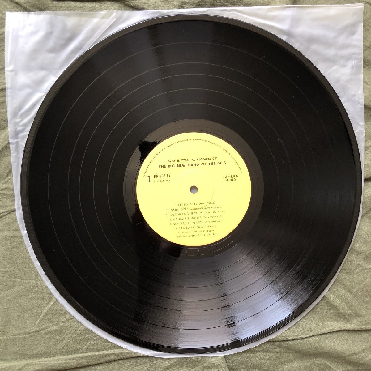 原信夫Collection 傷なし美盤 美ジャケ 新品並み 1973年 国内盤 Ernie Wilkins LPレコード The Big New Band Of The 60's: Kenny Burrell_画像9