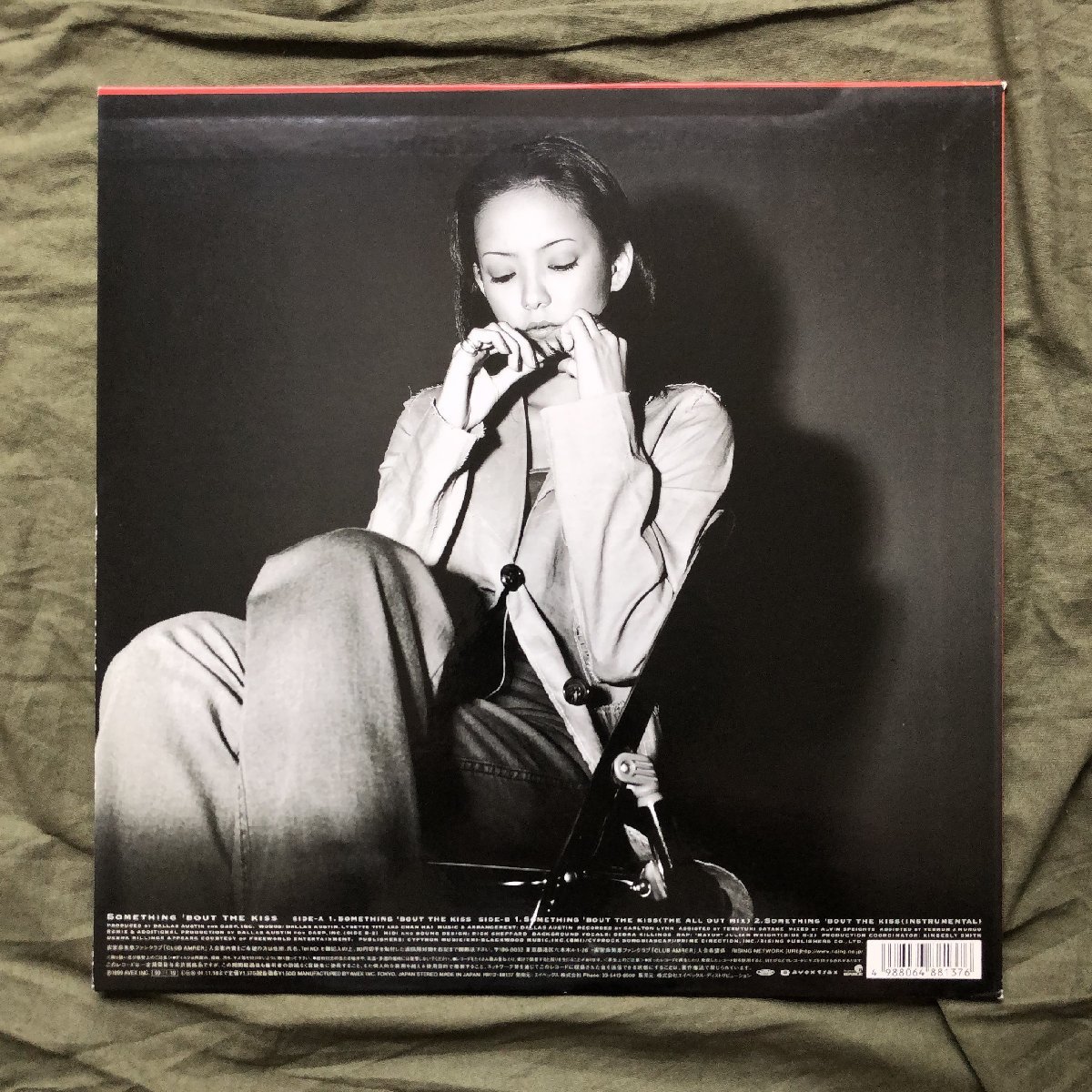 良盤 美ジャケ 1999年 オリジナルリリース盤 安室奈美恵 Namie Amuro 12''EPレコード Something 'Bout The Kiss J-Pop_画像2