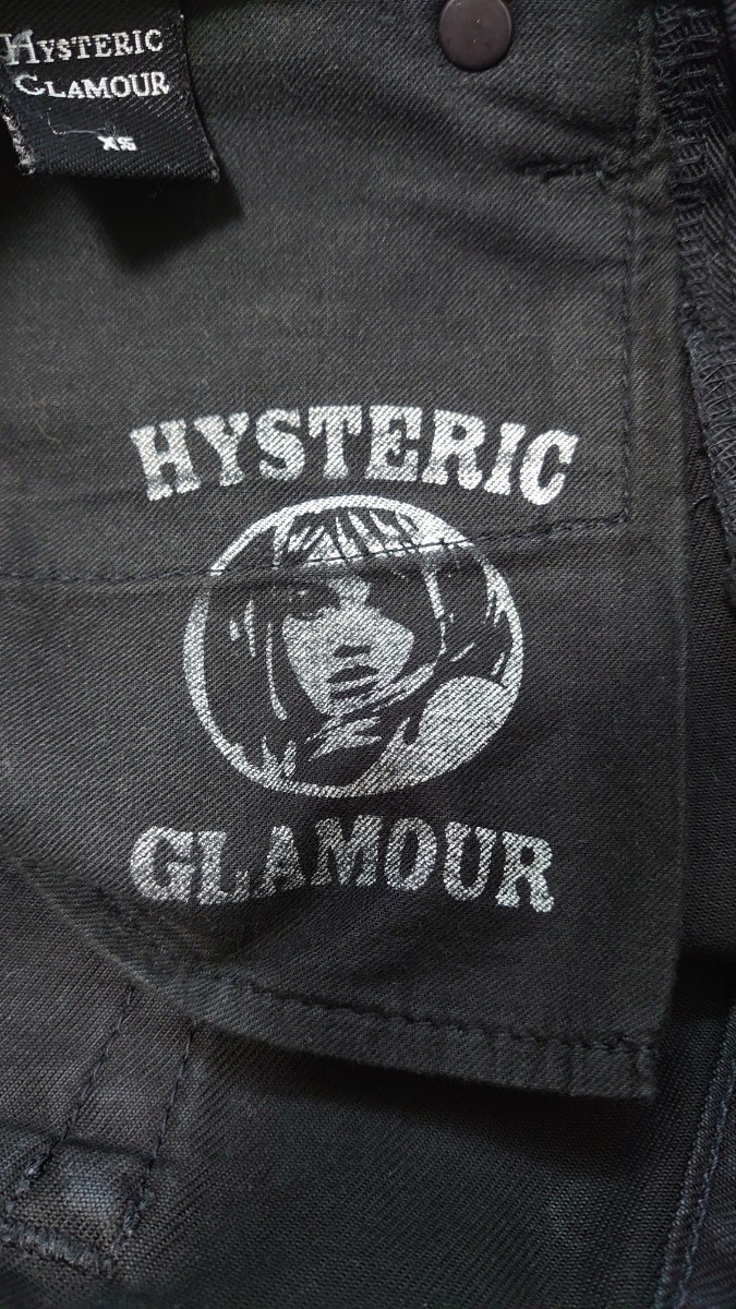 Hysteric Glamour HYSTERIC GLAMOUR short pants short bread black Denim free shipping 