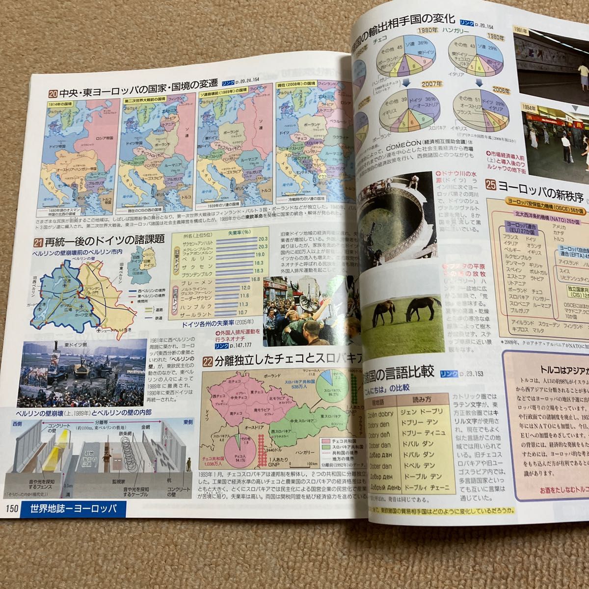 珍品 昭和14年古書「新制 最近日本地図 増訂改版」三省堂 地理