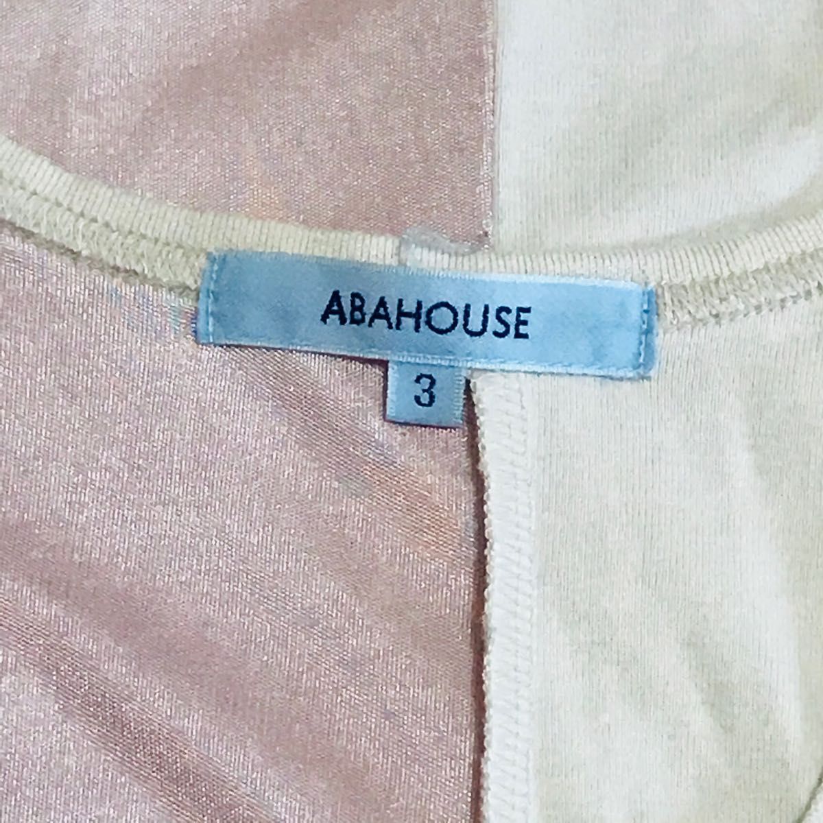 ABAHOUSE アバハウス タンクトップ ピンク系 Size 3