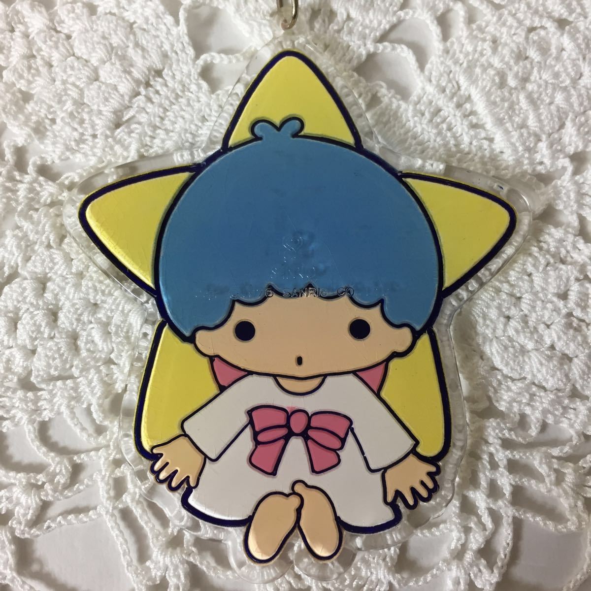  Sanrio retro *ki Kirara * Little Twin Stars * key holder *1976 year * ultra rare 