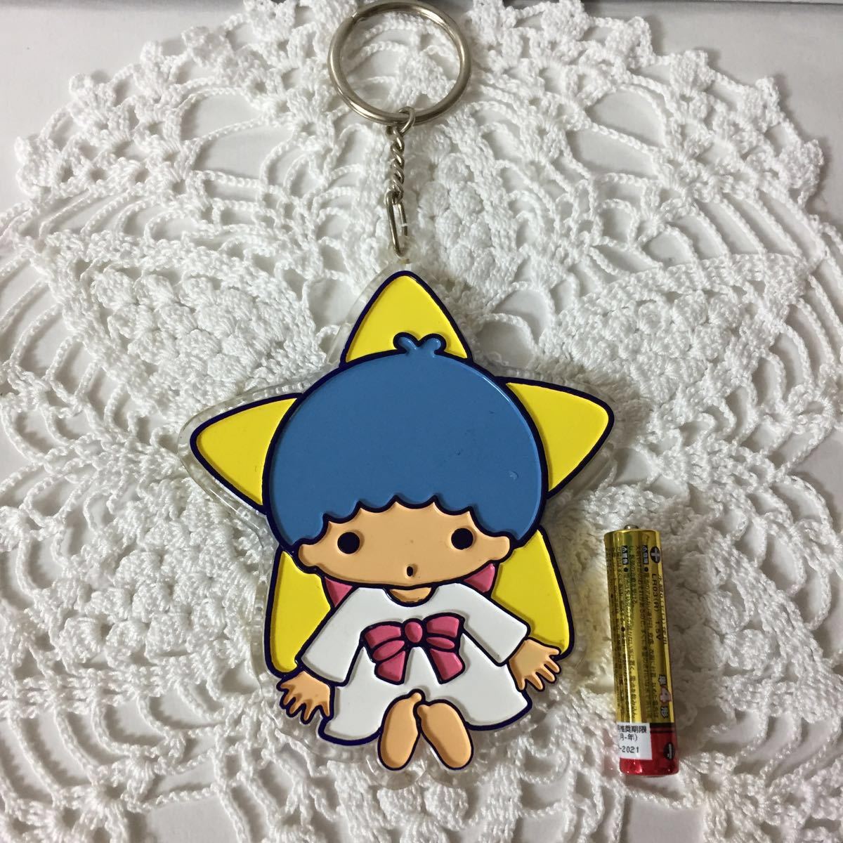  Sanrio retro *ki Kirara * Little Twin Stars * key holder *1976 year * ultra rare 