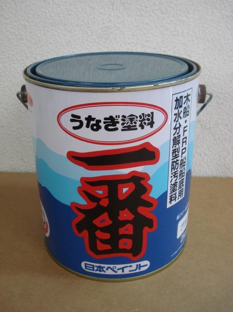 送料無料 日本ペイント うなぎ一番 青 2kg　6缶セット_画像1