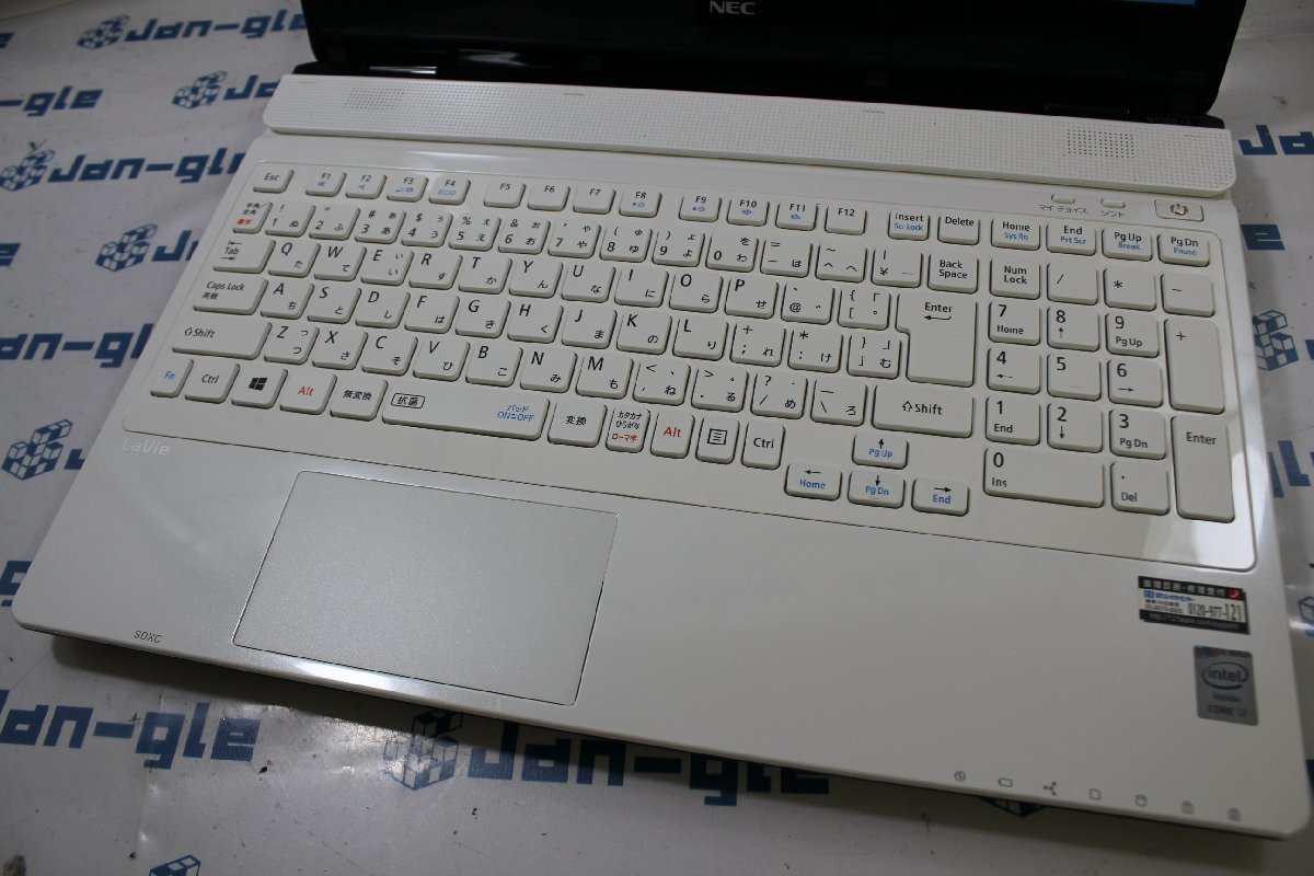 関西 NEC LaVie Note PC-NS700AAW クリスタルホワイト CPU:Core i7