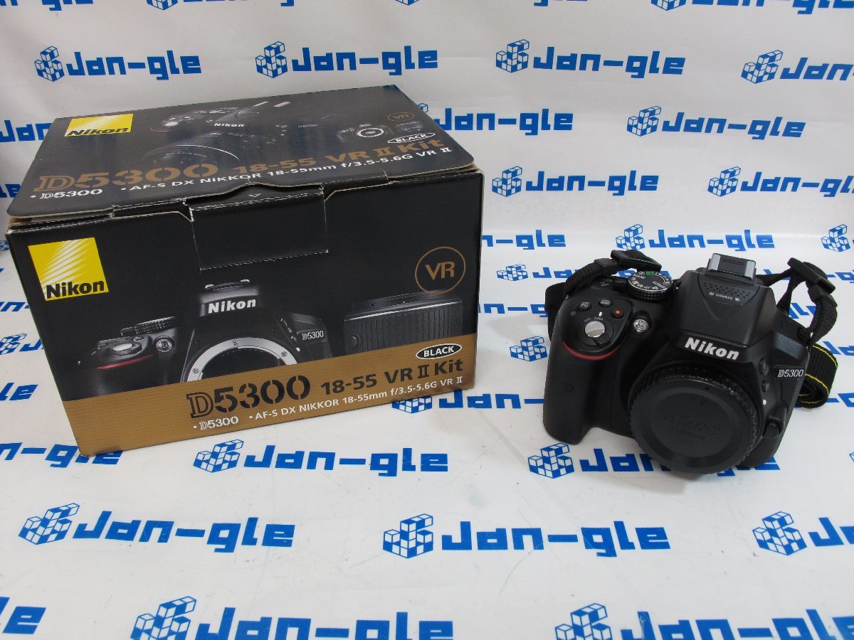 ダブルズー ヤフオク! D5300 18-55 VR Ⅱ Kit ブラック AF... - Nikon