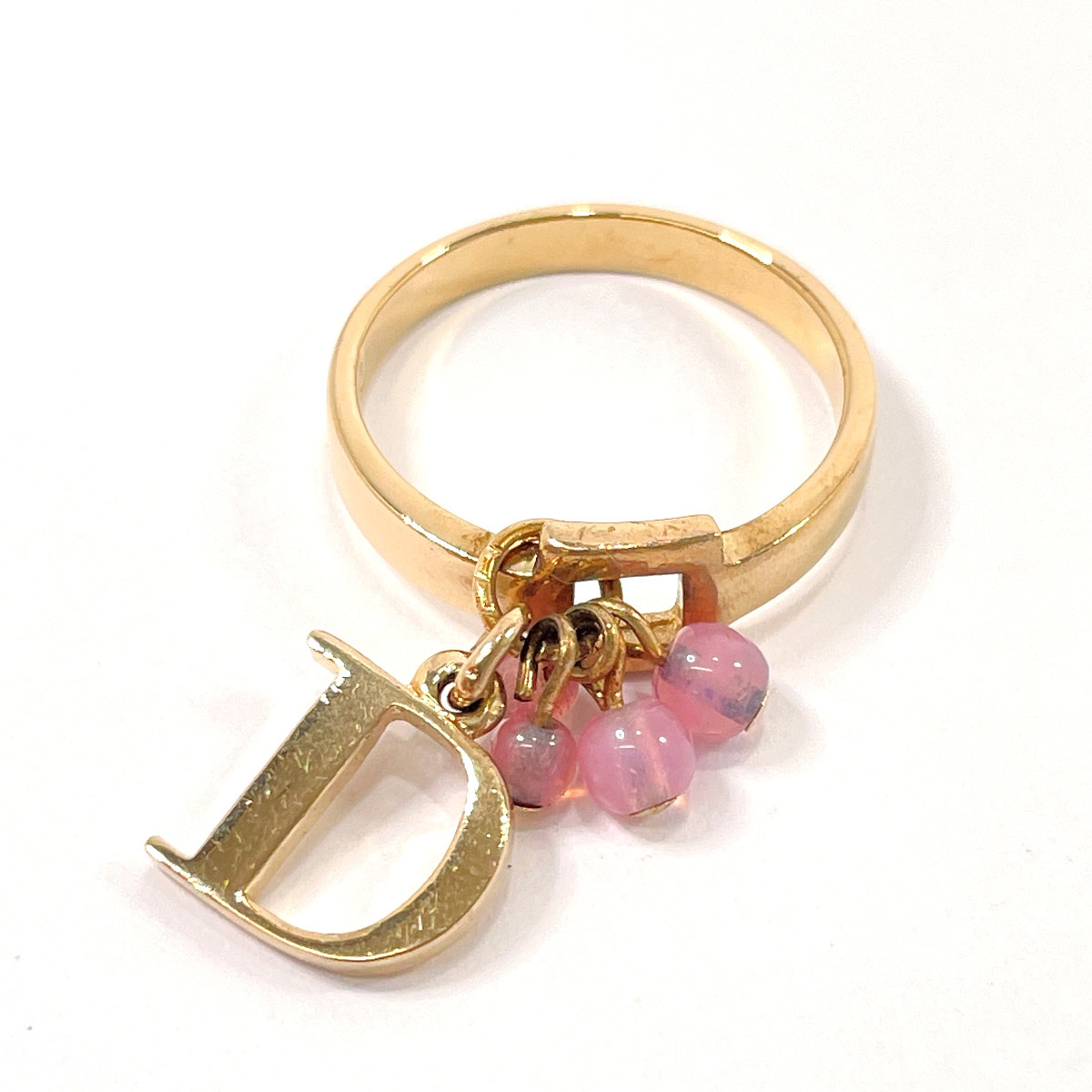 13号 ディオール Dior リング・指輪 ロゴ メタル ゴールド アクセサリー