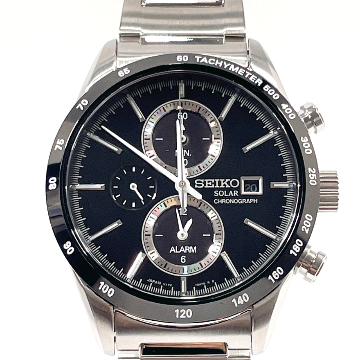 セイコー SEIKO 腕時計 V172-0AP0 クロノグラフ スピリット ステンレス