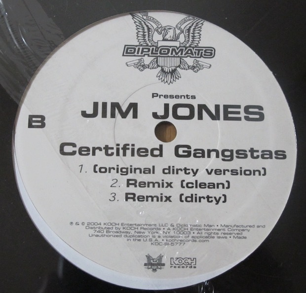 JIM JONES - CERTIED GANGSTAS US盤新品12インチ (US / KOCH / DIPLOMATS / 2004年)_画像6