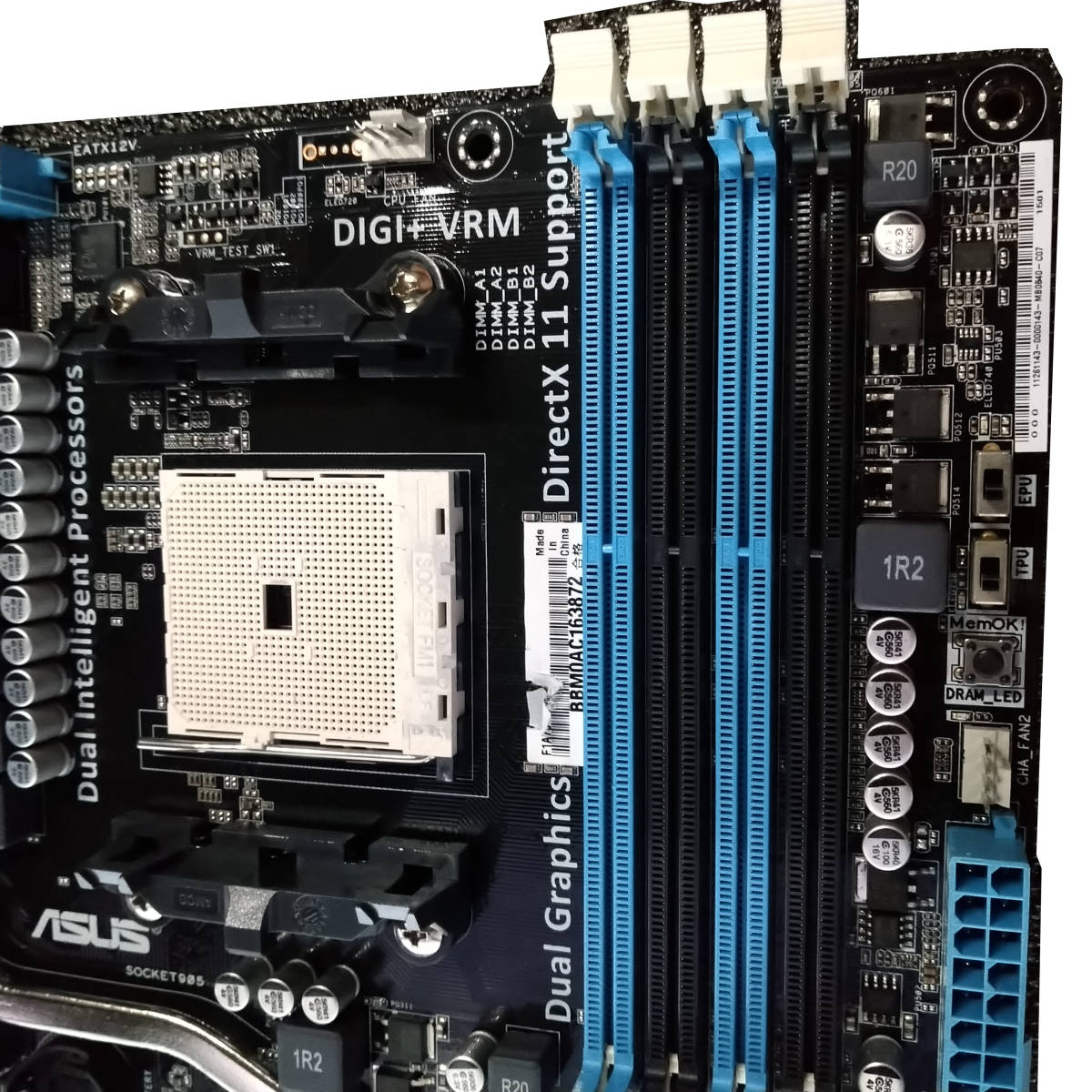 【中古】ASUS F1A75-V PRO SocketFM1_画像7