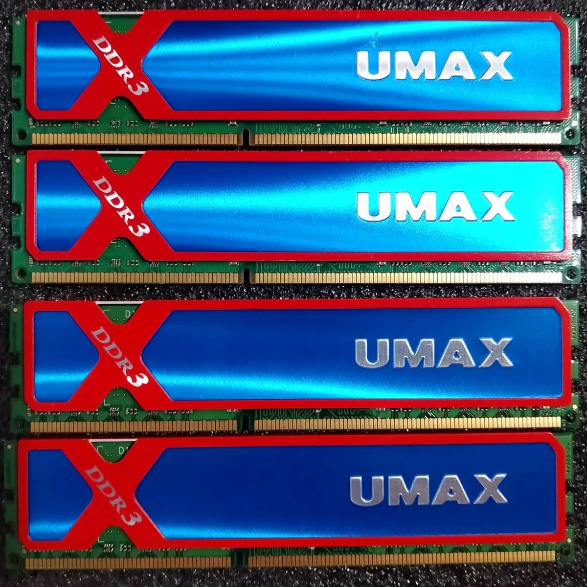 【中古】DDR3メモリ 16GB(4GB4枚組) UMAX Cetus DCDDR3-8GB-1600OC [DDR3-1600 PC3-12800]