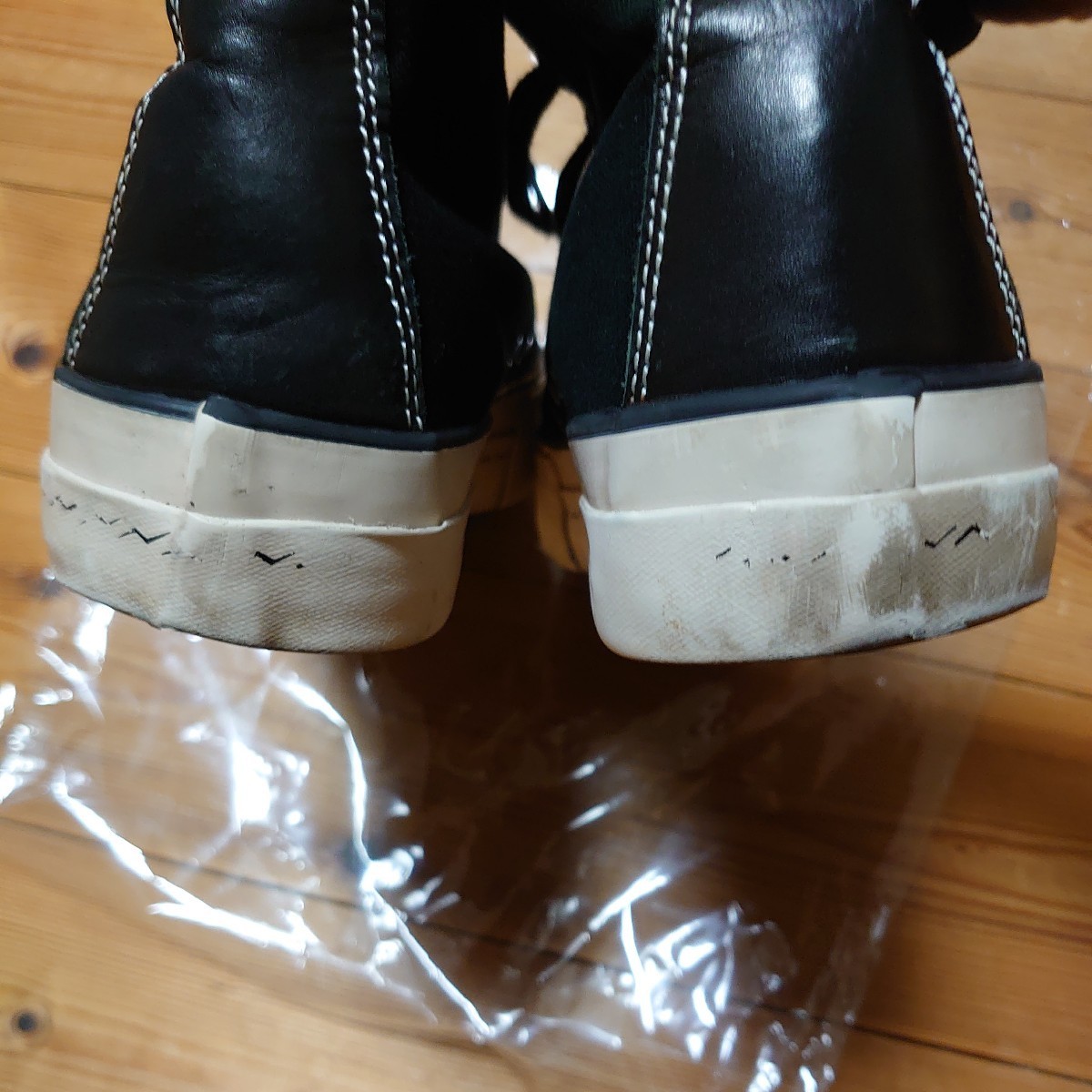 VISVIM SKAGWAY HI PATTEN 2022年 サイズ10 BLACK 送料込 シューズ スニーカー サンダル ビズビム ヴィズヴィム 中村ヒロキ 天然染 _画像7