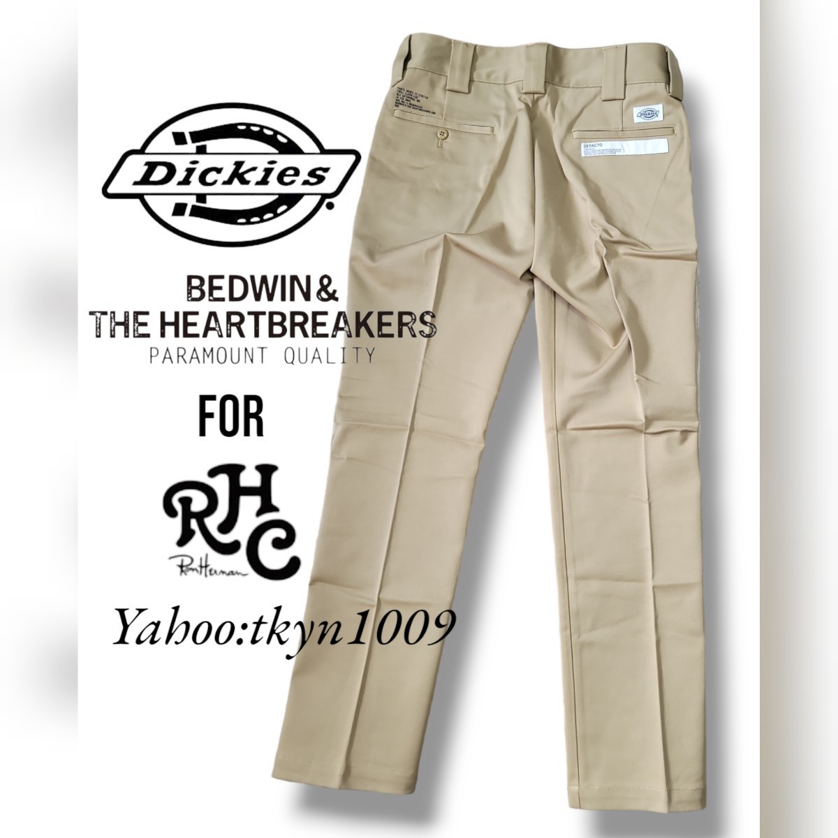 BEDWIN&THE HEARTBREAKERS FOR RHC RON HERMAN×DICKIES ベドウィン ザ ハートブレイカーズ ロンハーマン ディッキーズ コラボ パンツ _画像1