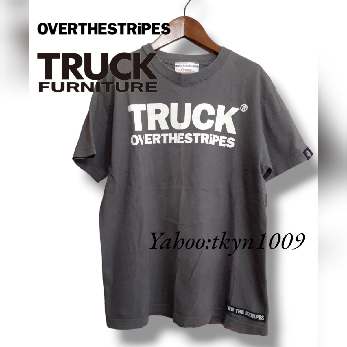 OVER THE STRiPES×TRUCK オーバーザ ストライプス TRUCK FURNITURE トラックファニチャー コラボ 半袖Tシャツ