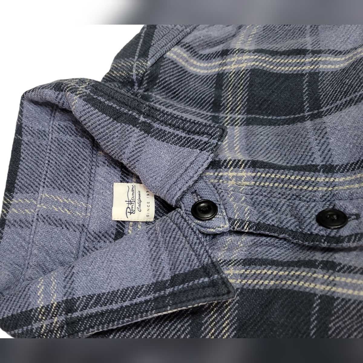 Ron Herman California ロンハーマン ペイント加工 チェック Ron Herman California ロンハーマン ペイント加工 チェック