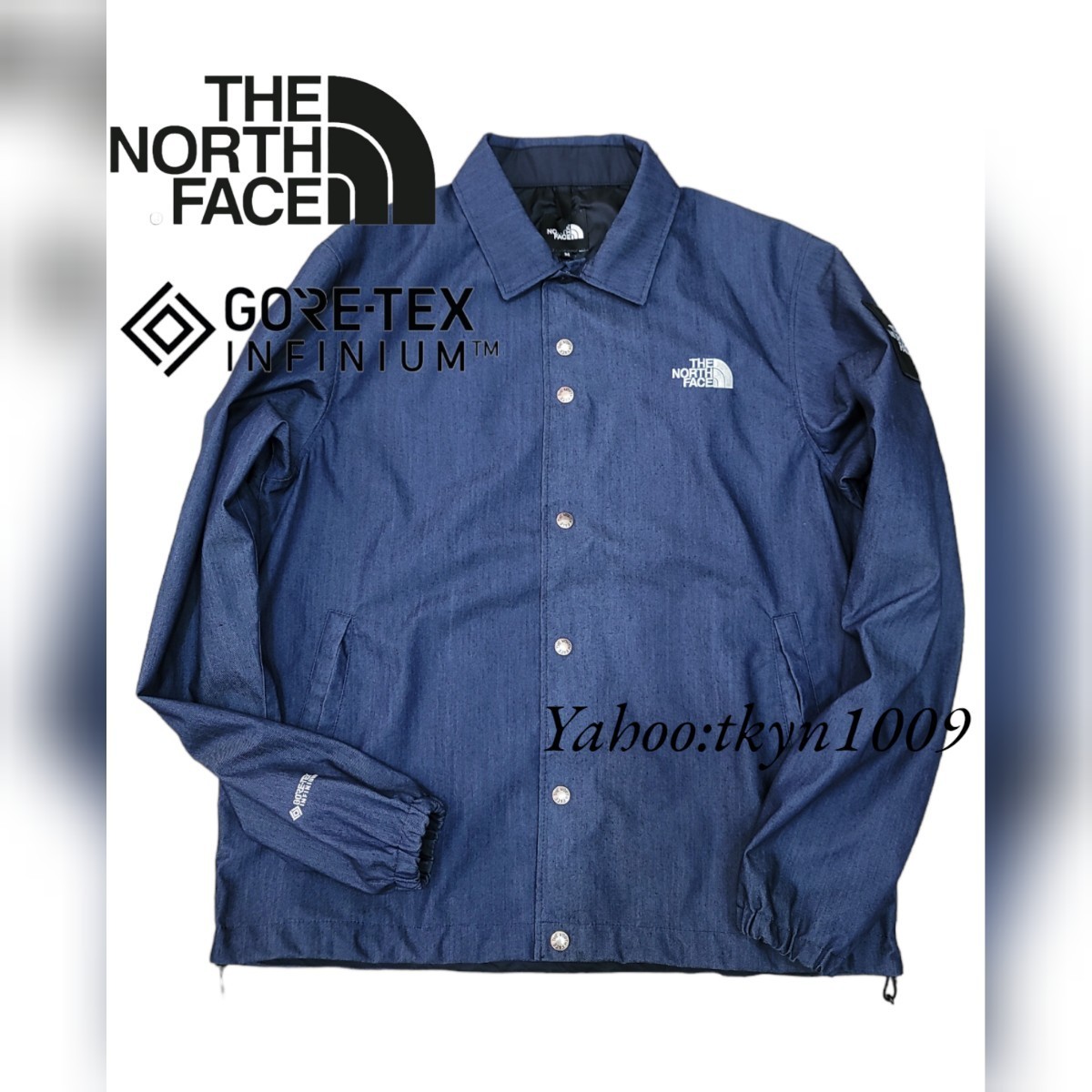 THE NORTH FACE ザノースフェイス GTX Denim Coach Jacket デニム コーチジャケット GORE-TEX アウトドア ナイロン インディゴデニム