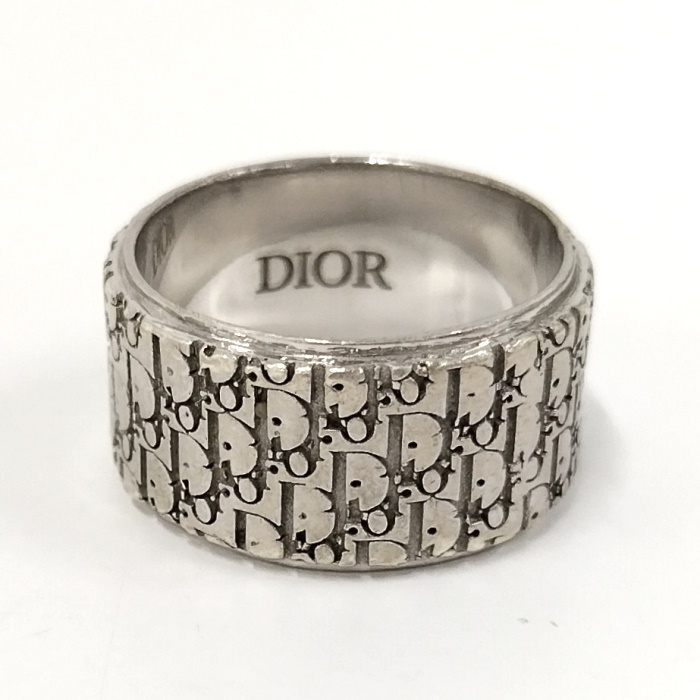 高評価の贈り物 オブリーク リング Dior 【中古】Christian SV925 実寸