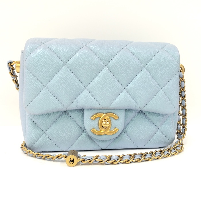 美品 【中古】CHANEL ミニマトラッセ 20 チェーンショルダーバッグ