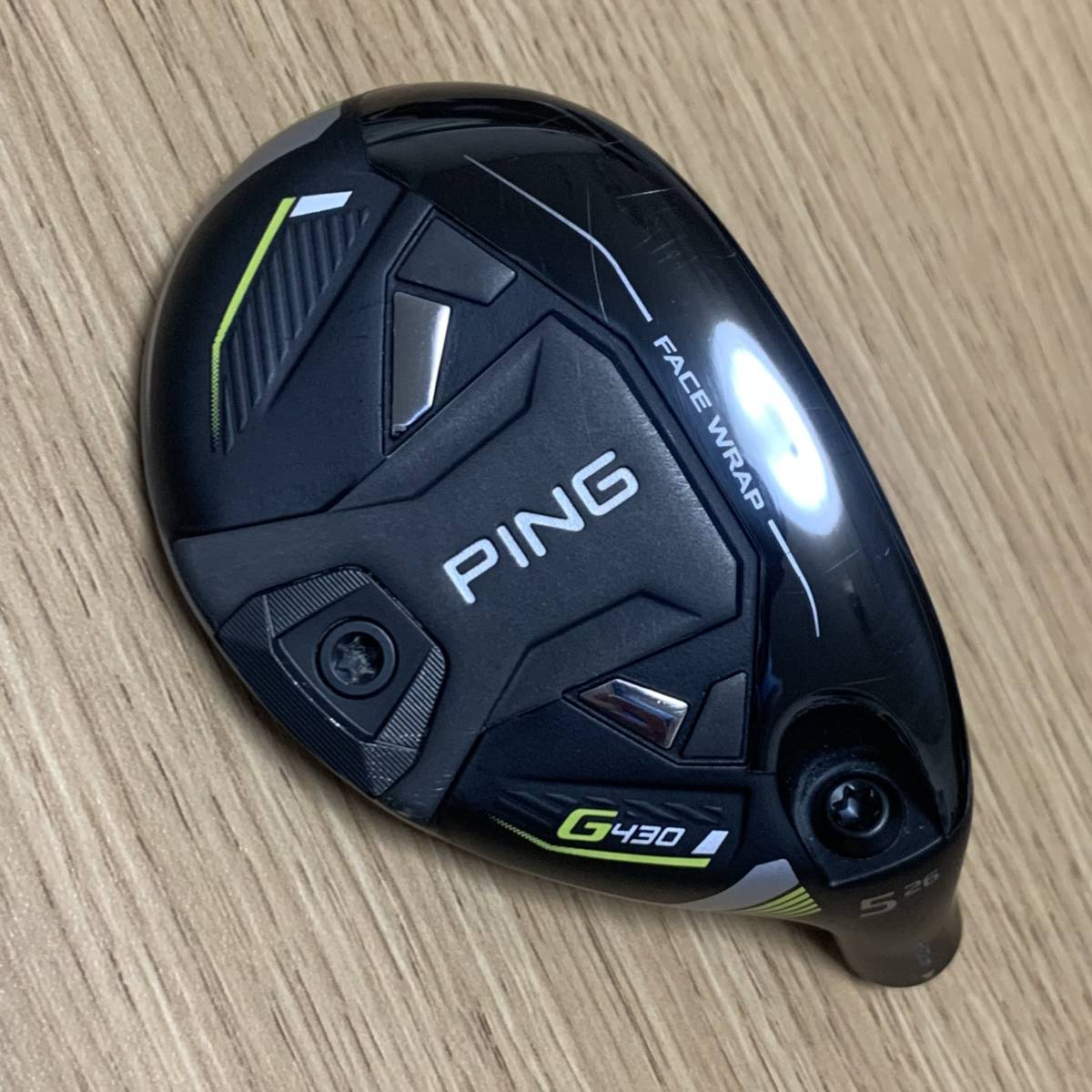 送料無料 美品】 PING G430 5U 5H 26° ヘッド ハイブリッド