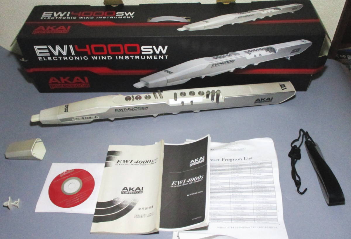ヤフオク! - AKAI アカイ ウインドシンセサイザー EWI4000S...