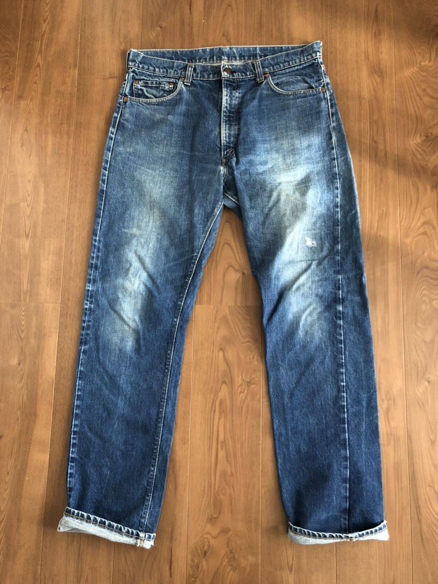 希少 70s リーバイス 505 赤耳付き 66前期 デニムパンツ ビンテージ