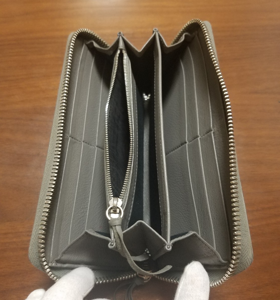 BALENCIAGA バレンシアガ 長財布 ラウンドファスナー ペーパーマニー