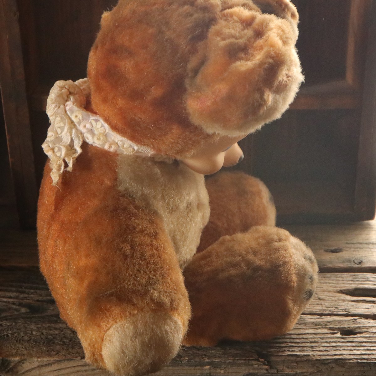 ビンテージドール 約45cm ぬいぐるみ クマ 熊 テディベア ラバー