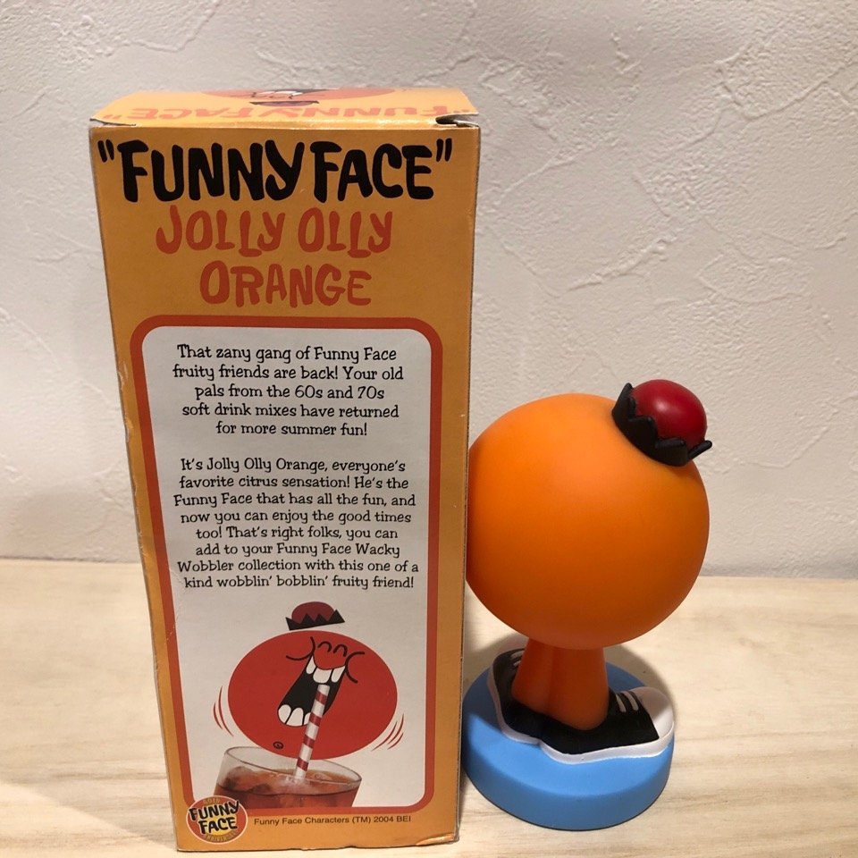 FunnyFace　オレンジ　首振り人形　ファンコ　ファニーフェイス　　（管理番号001）_画像6