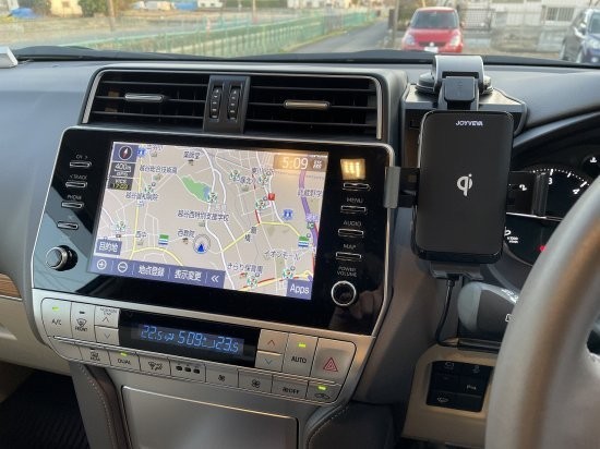 150プラド後期車専用 スマフォホルダーラック&センターテーブルセット