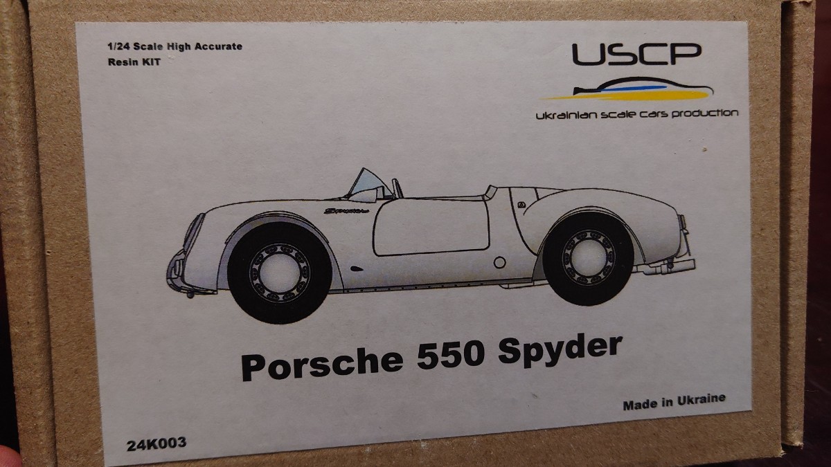 USCP 1/24 ポルシェ 550スパイダー フルレジンキット Porsche USCP 1/24 ポルシェ 550スパイダー フルレジンキット Porsche