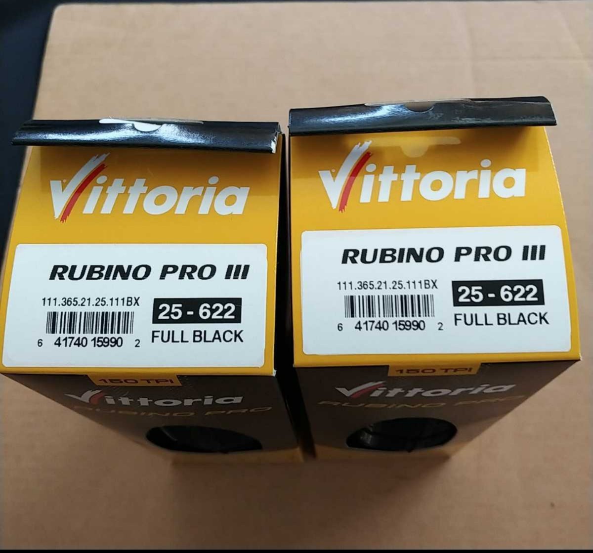 新品!! ヴィットリア ルビノプロ 700×25C 2本セット